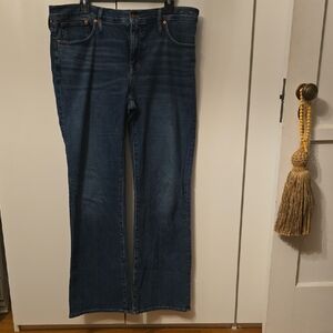 Madewell Indigo Wide Leg Jeans